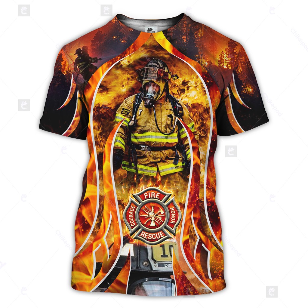 Firefighter 3D All Over Printed Clothes BC39 – ChikePOD
