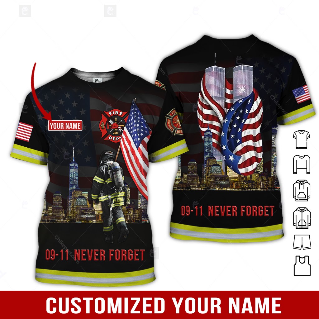 Firefighter Pattern Print Dress
