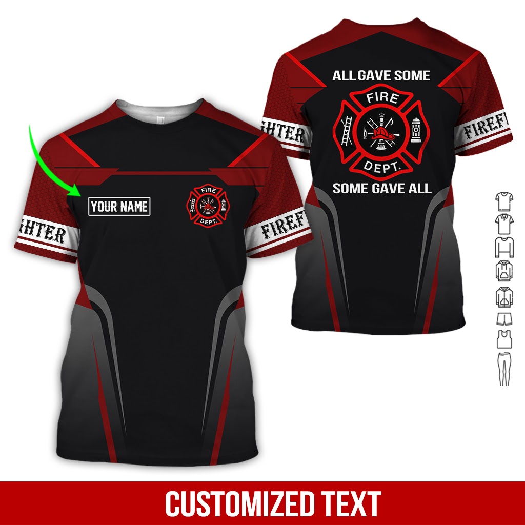 Firefighter Armor Style All Over Printed Clothes BC930 – ChikePOD